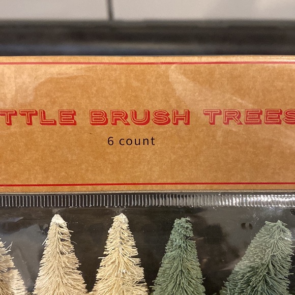 NWT Target BP Miniature Bottle Brush Trees - Picture 4 of 8